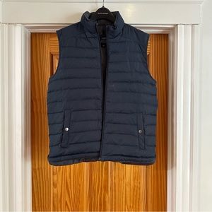 Navy JCrew Down Vest Size Medium Navy